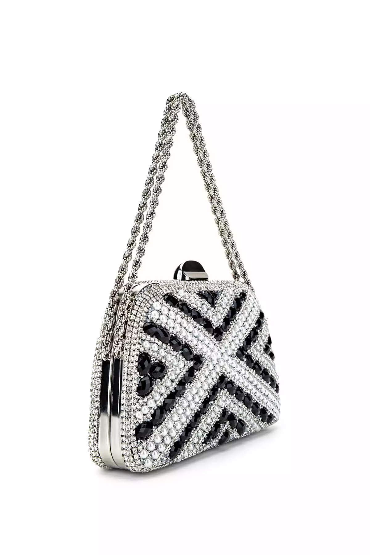 کیف مجلسی مشکی وگان زنانه برند Tamer Tanca کد 1758397272