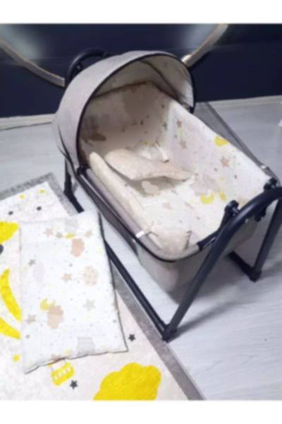 گهواره ست خواب کودک 5کتان سایه بان برند Baby Clime کد 1757076068