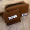 ست کیف پول آرایش زنانه قهوه‎ای چرم برند Sublime Butik کد 1758177676