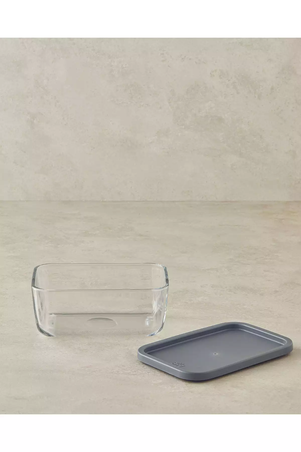 ظرف نگهداری تازه شیشه ای 1170میلی لیتر طوسی برند English Home کد 1758385387