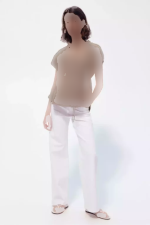 بلوز muslin کمربند دار برند H&M کد 1757223189