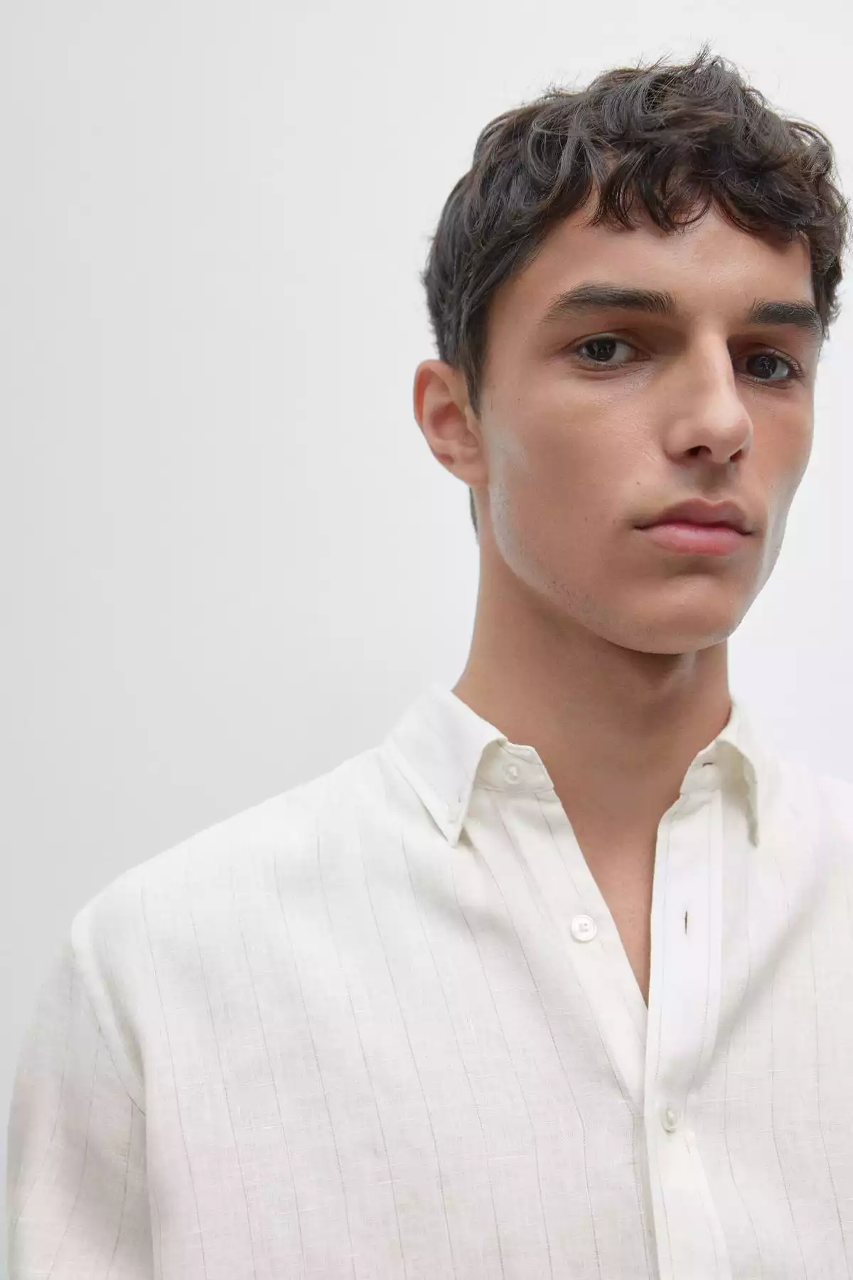 پیراهن متناسب راهراه برند Massimo Dutti کد 1757754907