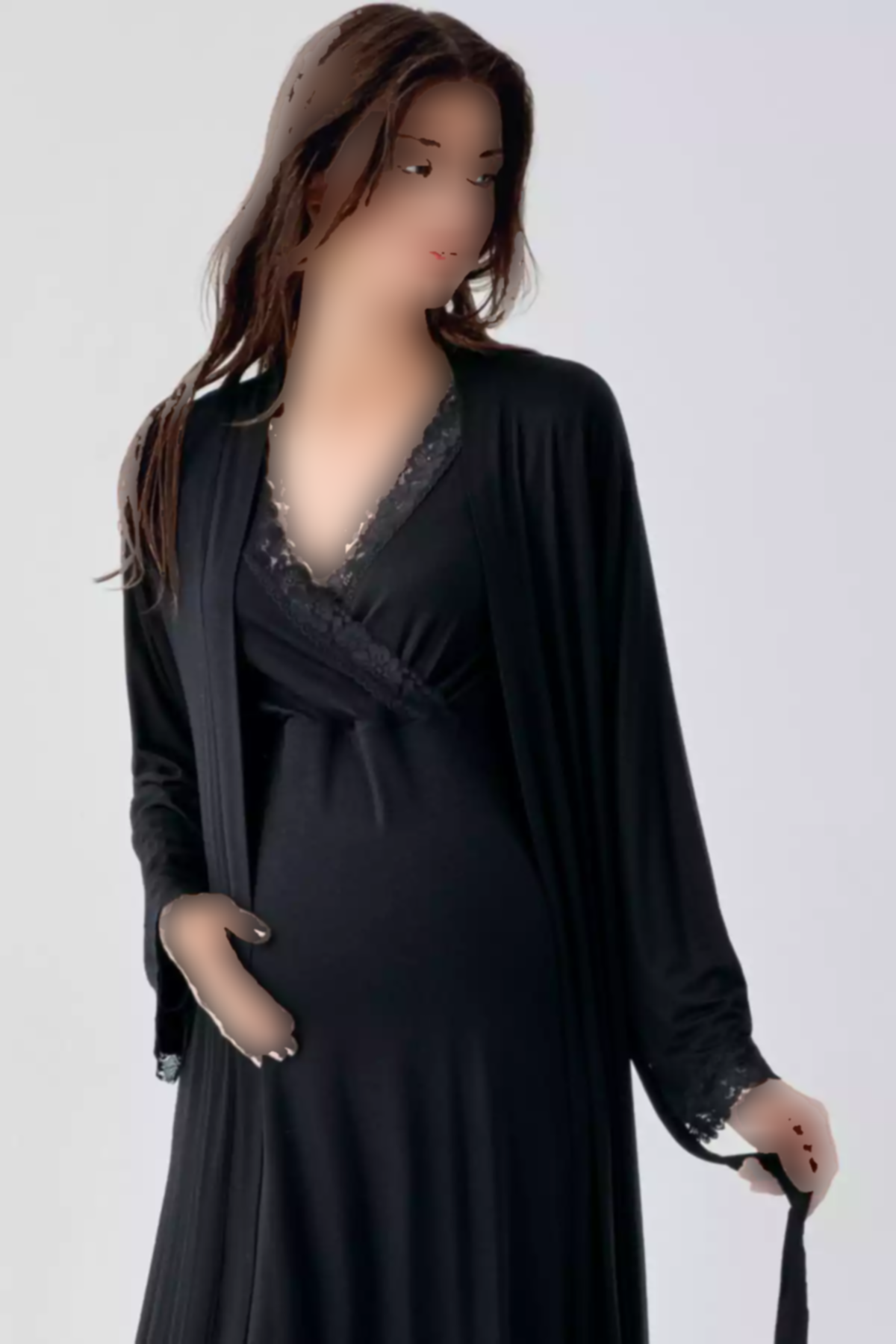 ست سرهمی بارداری لایکرا آستین بلند برند Artış کد 1758065466