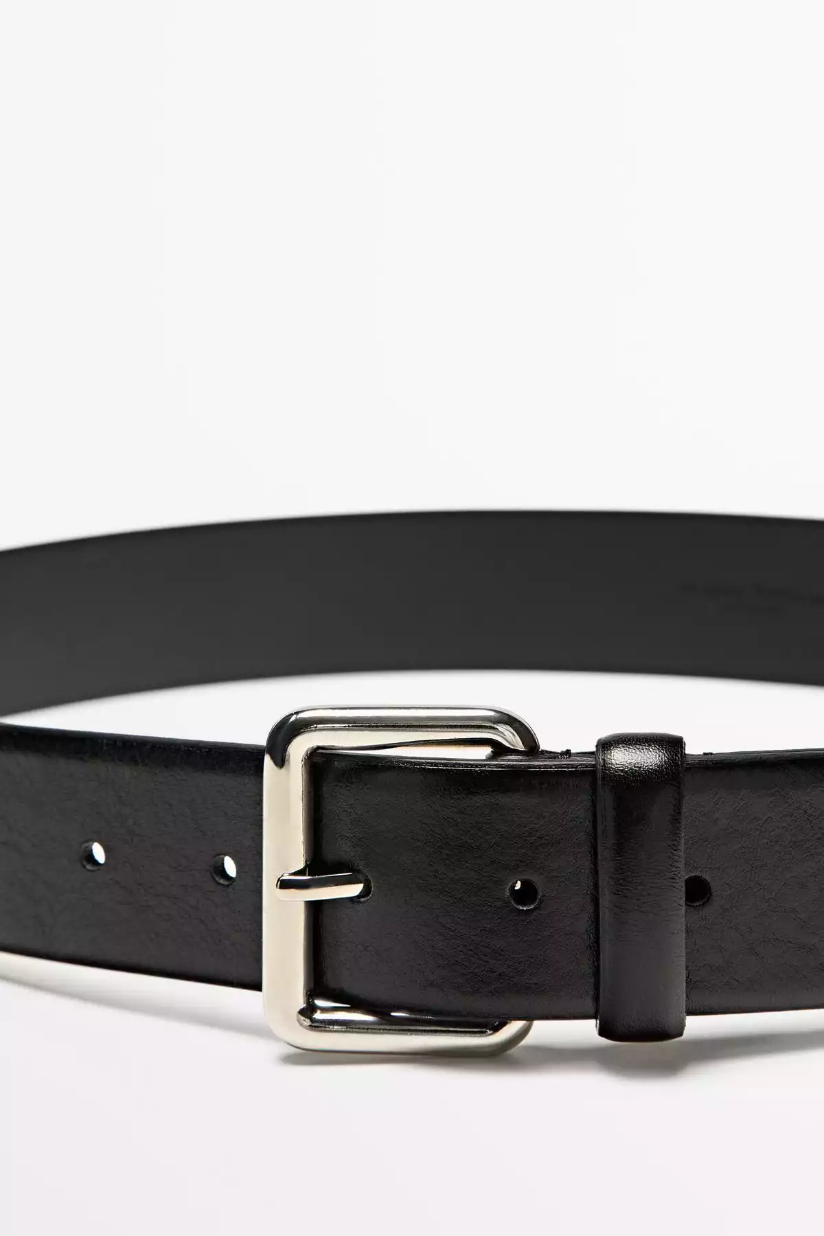 کمربند چرم سگک دار مربع ناپا برند Massimo Dutti کد 1758022930