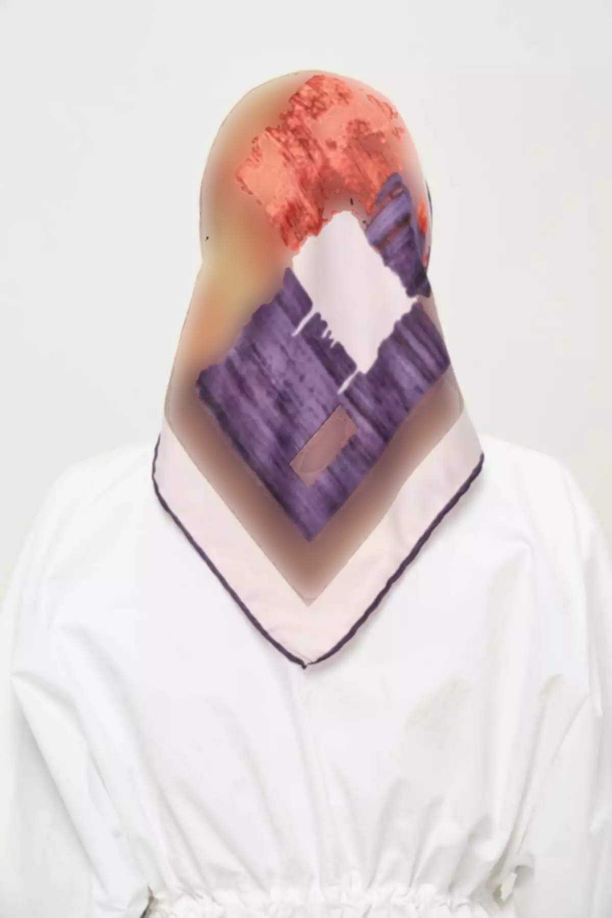 روسری لیز نمیخورد روزانه طرحدار چاپی چند رنگ غیر کریستالی برند Madame Polo کد 1757934724