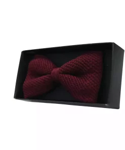 پاپیون بافتنی جعبه‎دار پارچه برند Elegante Cravatte کد 1756964532