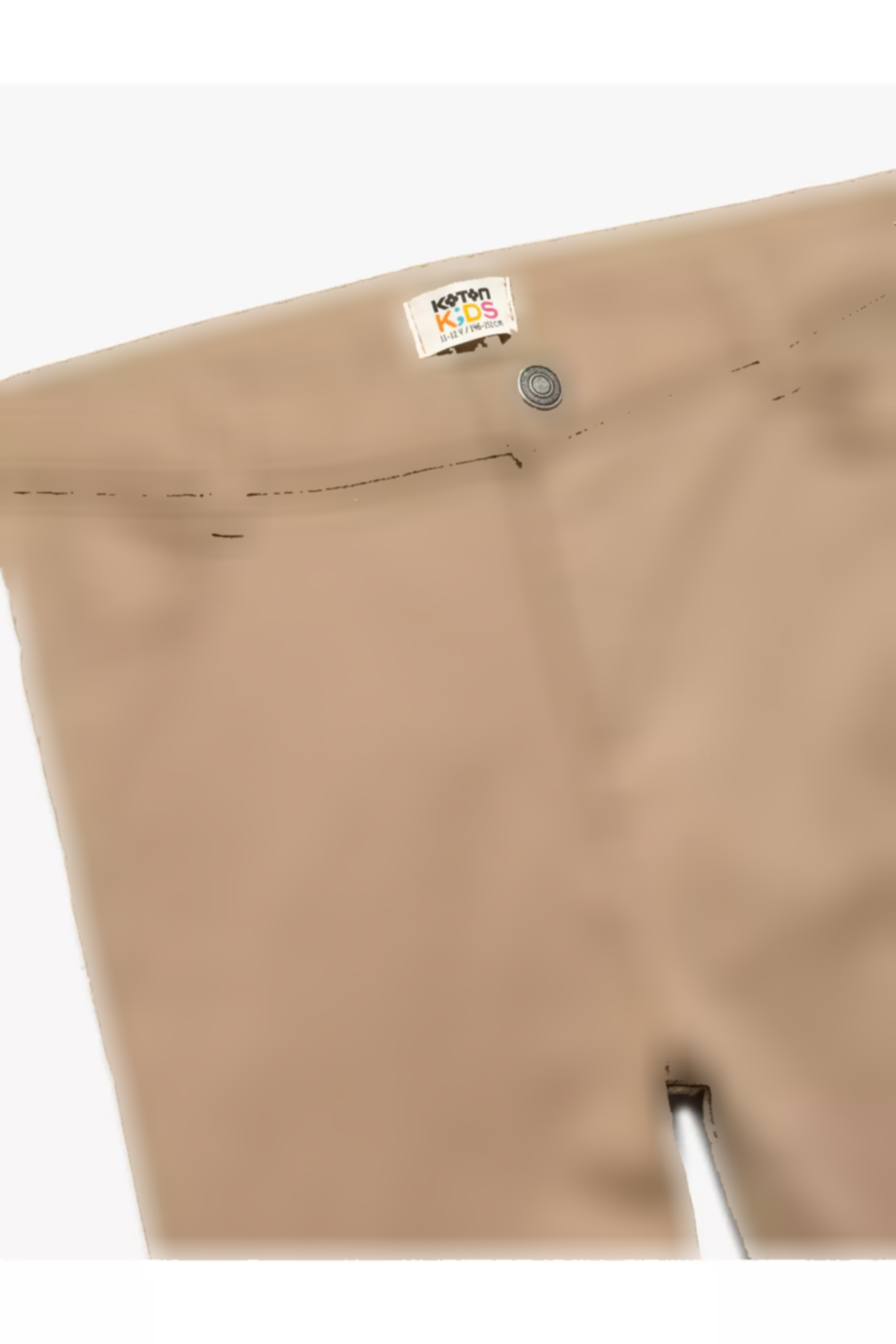 شلوار مدرسه ساده جیب دار پنبه ای پاچه دکمه برند Koton کد 1757926264