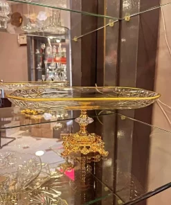سرویس پذیرایی فلزی سری طلایی پایهدار برند Paşabahçe کد 1757662749