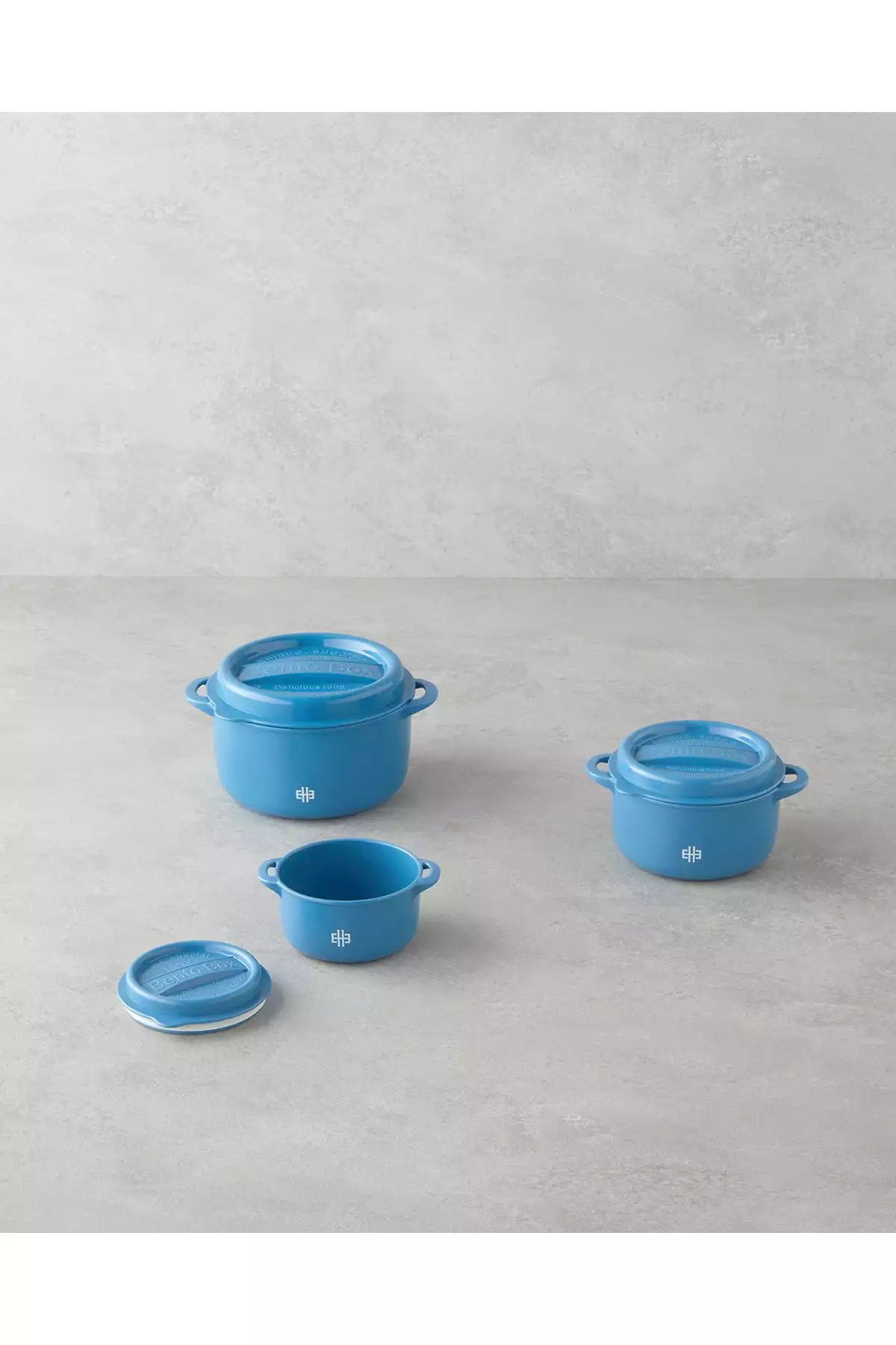 جعبه ناهار غذا پلاستیکی آبی برند English Home کد 1758490266