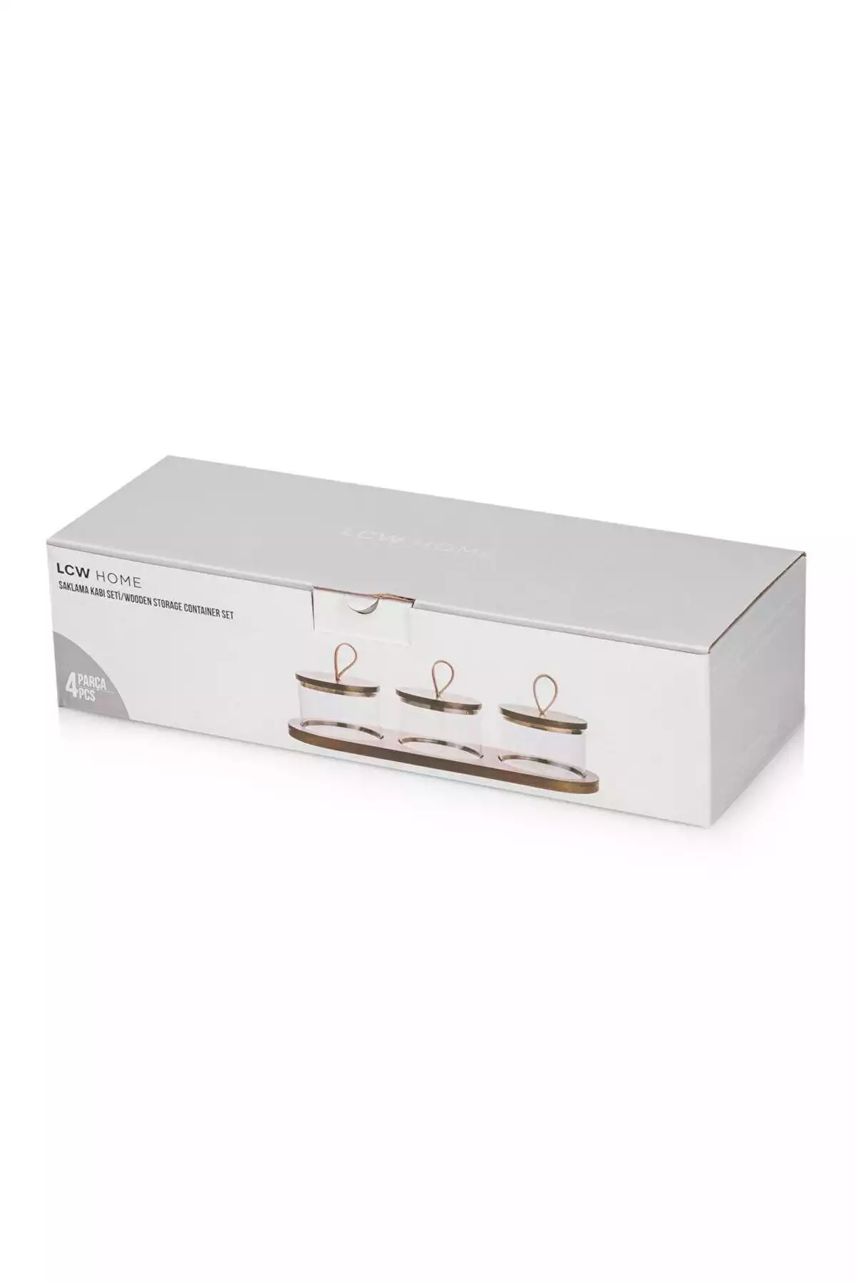 ظرف نگهداری ست چوب قهوهای برند LC Waikiki کد 1758379275