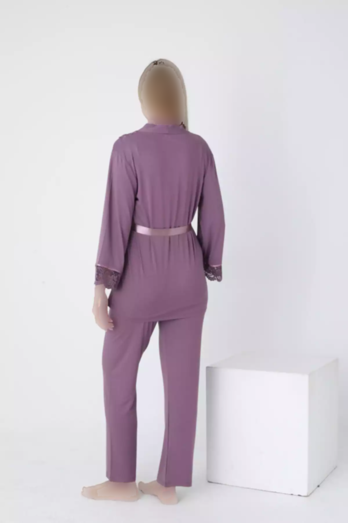 لباس راحتی طرح توری از جلو بسته شدنی بارداری برند Miss Dünya Lissa کد 1757054470