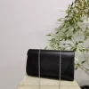 مجلسی شب زنانه زنجیردار پارچه کیف مشکی برند NAZART کد 1758397265