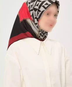 روسری تویل چاپی چند رنگ 90x90cm برند Madame Polo کد 1757934664