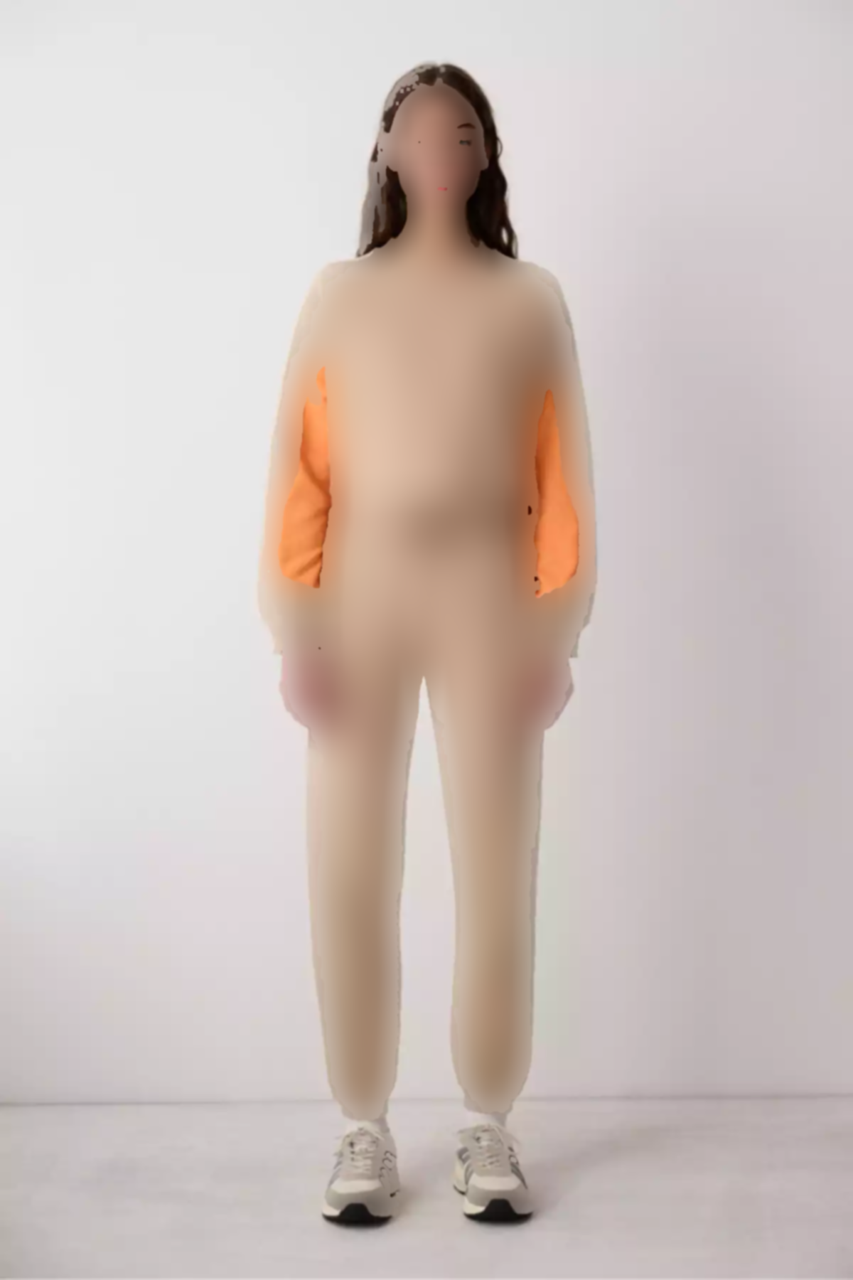 شلوار راحتی دور کمر بلند طرحدار بژ سعود پاتریسیا DKIS برند Penti کد 1758040868