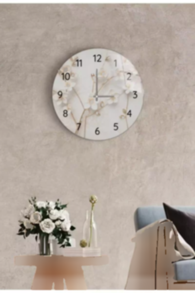 ساعت تزئینی مصنوعی شیشه ای قطر 27cm برند Genel Markalar کد 1758139927