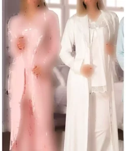 ست لباس راحتی بلند و گشاد شیری بارداری زنانه برند Genel Markalar کد 1757698871