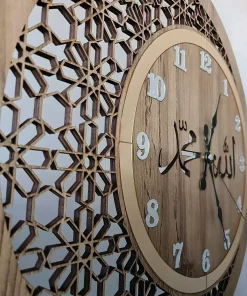ساعت دیواری اینهای چوب عدد دار برند Pey Aksesuar کد 1758139873