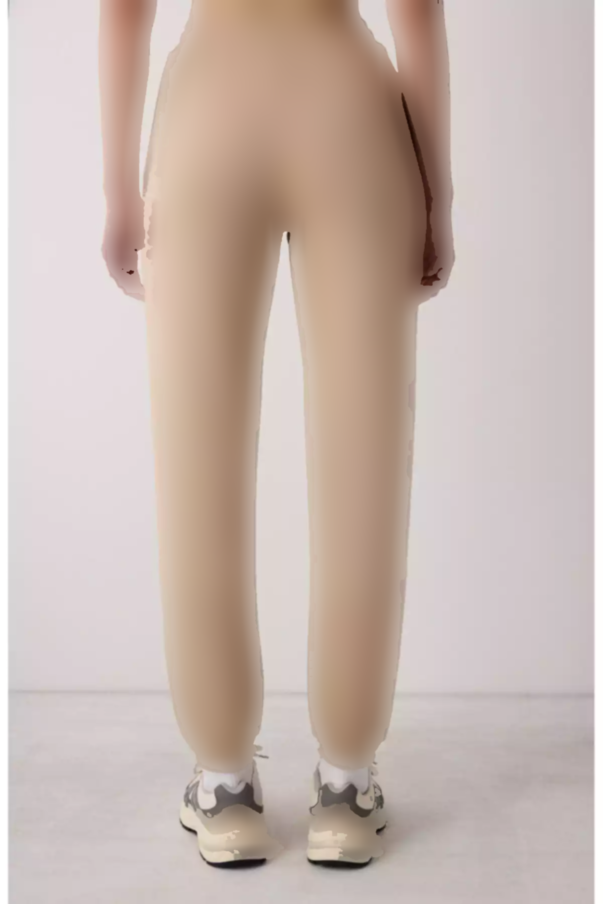 شلوار راحتی دور کمر بلند طرحدار بژ سعود پاتریسیا DKIS برند Penti کد 1758040868