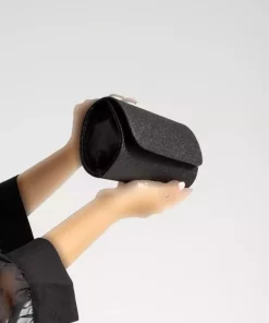 کیف دوشی مجلسی کوچک اکریلیکی مشکی زنانه برند bibags کد 1758072186