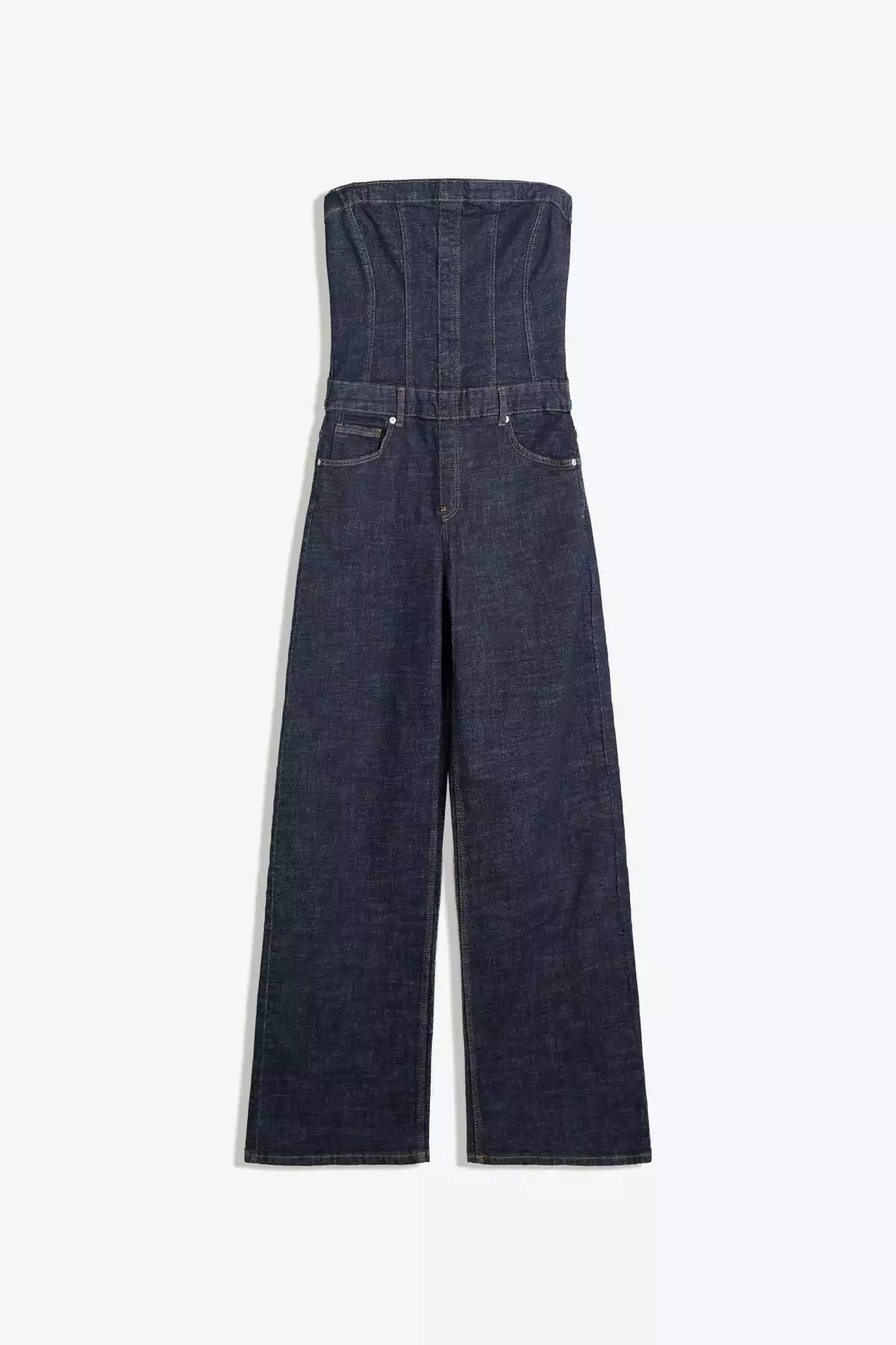 سرهمی بلند جین باندو برند Bershka کد 1757720471