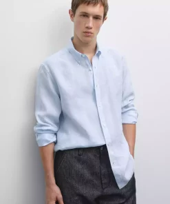 پیراهن متناسب 100کتان برند Massimo Dutti کد 1757748909