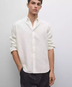 پیراهن متناسب راهراه برند Massimo Dutti کد 1757754907