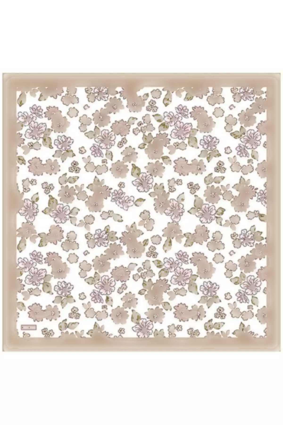 روسری بژ سری روکوکو برند Madame Polo کد 1757934665