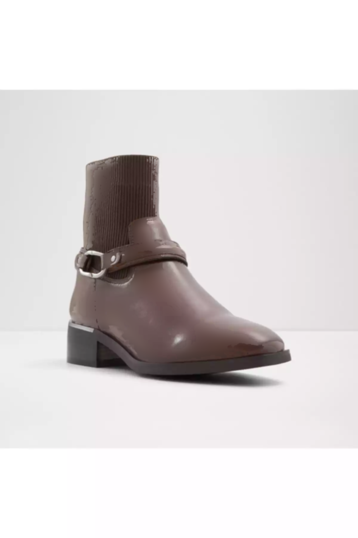 ساده پوتین زنانه قهوه چرم اصل برند Aldo کد 1758505389