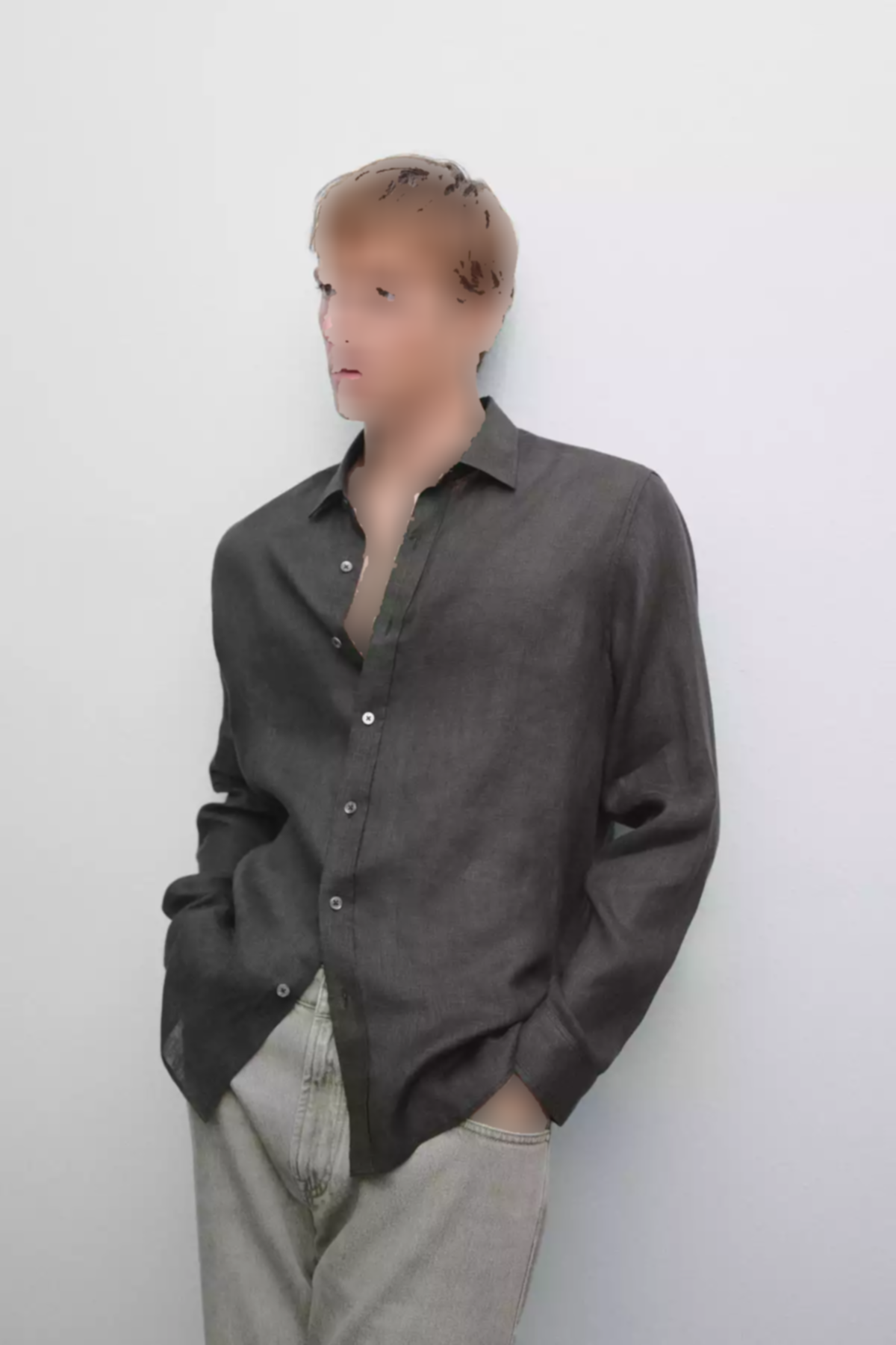 پیراهن متناسب 100کتان برند Massimo Dutti کد 1757749148