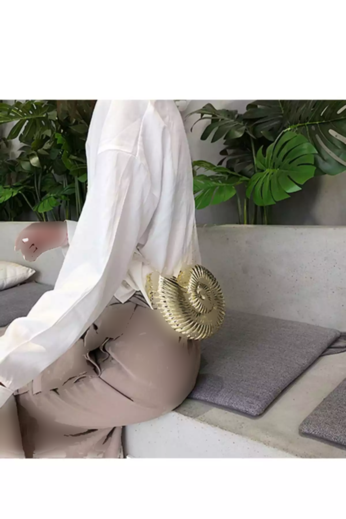 کیف مجلسی صدفی طرحدار آبی طلایی برند Berlesi کد 1758415263