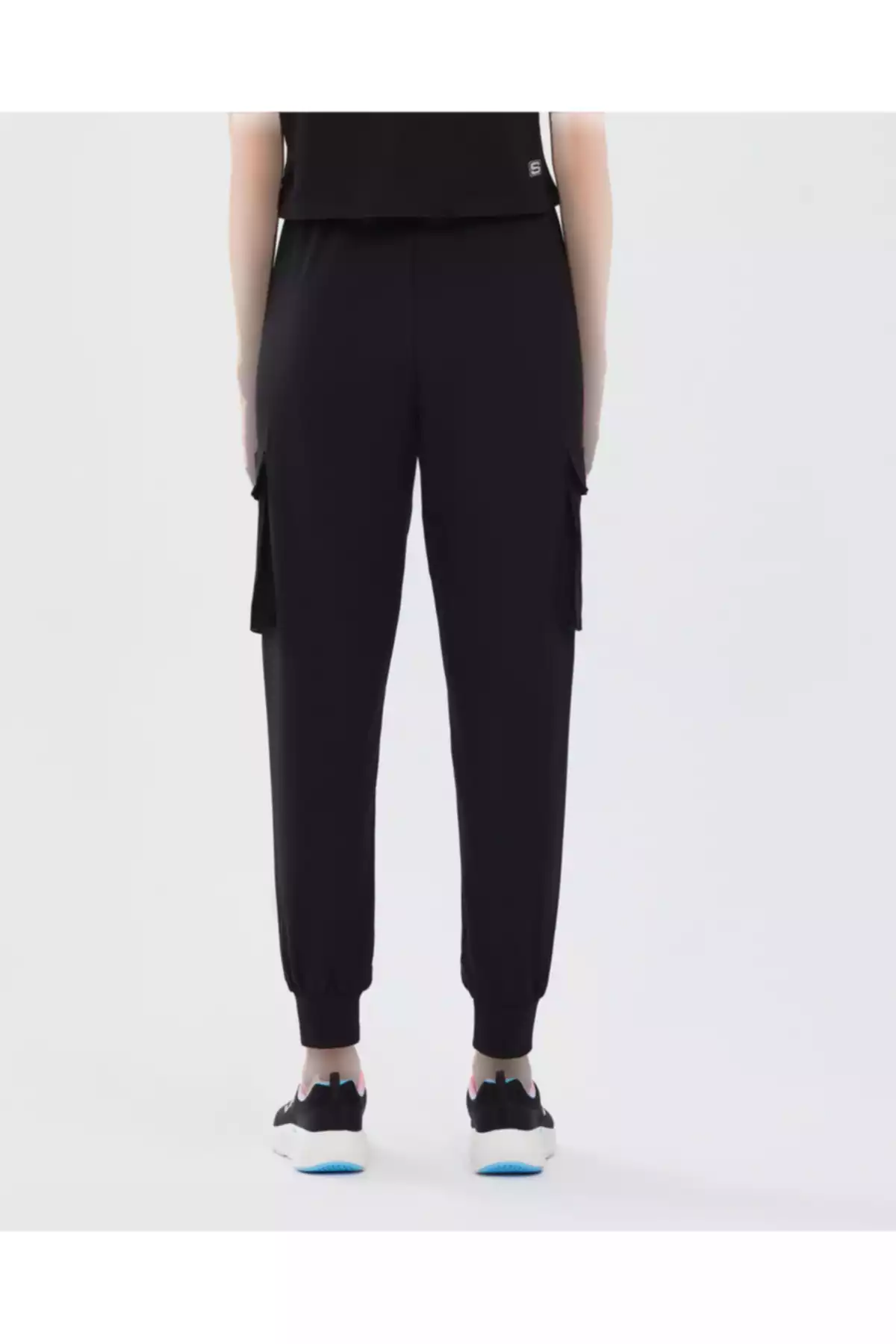 شلوار راحتی میکرو جاگر مشکی زنانه بافته شده برند Skechers کد 1758033663