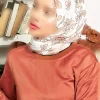 روسری بژ سری روکوکو برند Madame Polo کد 1757934665