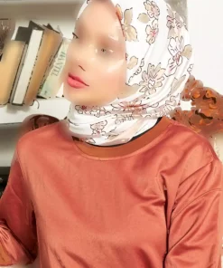روسری بژ سری روکوکو برند Madame Polo کد 1757934665