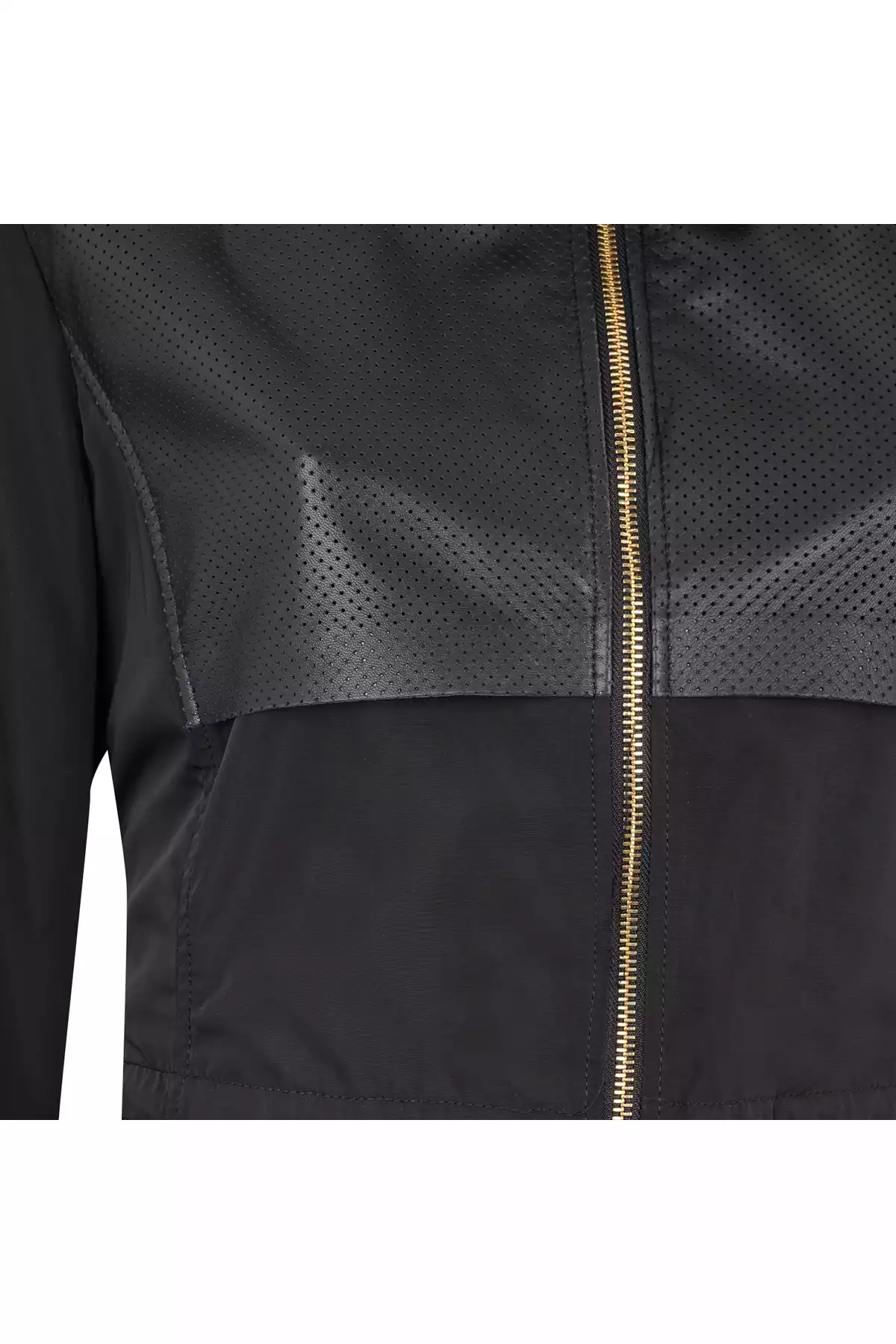 بارانی ضد آب کلاهدار زنانه مشکی برند Desa کد 1757706728