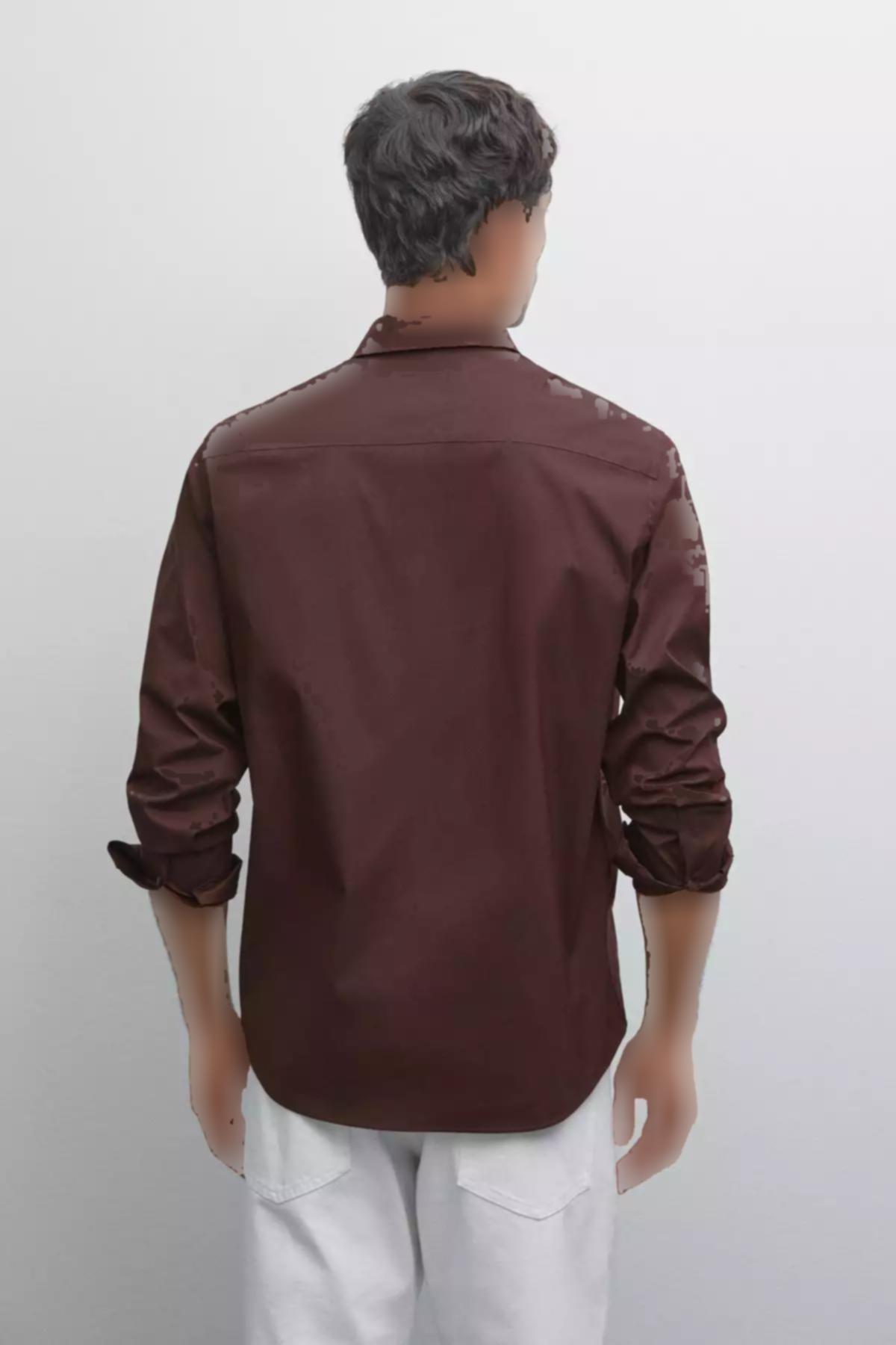 پیراهن اسلیم فیت کشی برند Massimo Dutti کد 1757749027