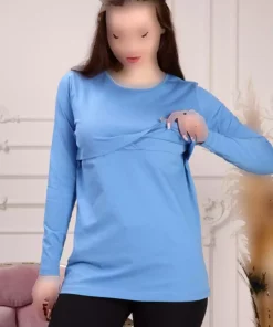 سویشرت شیردهی آستین بلند بارداری برند LadyMina Pijama کد 1758292863