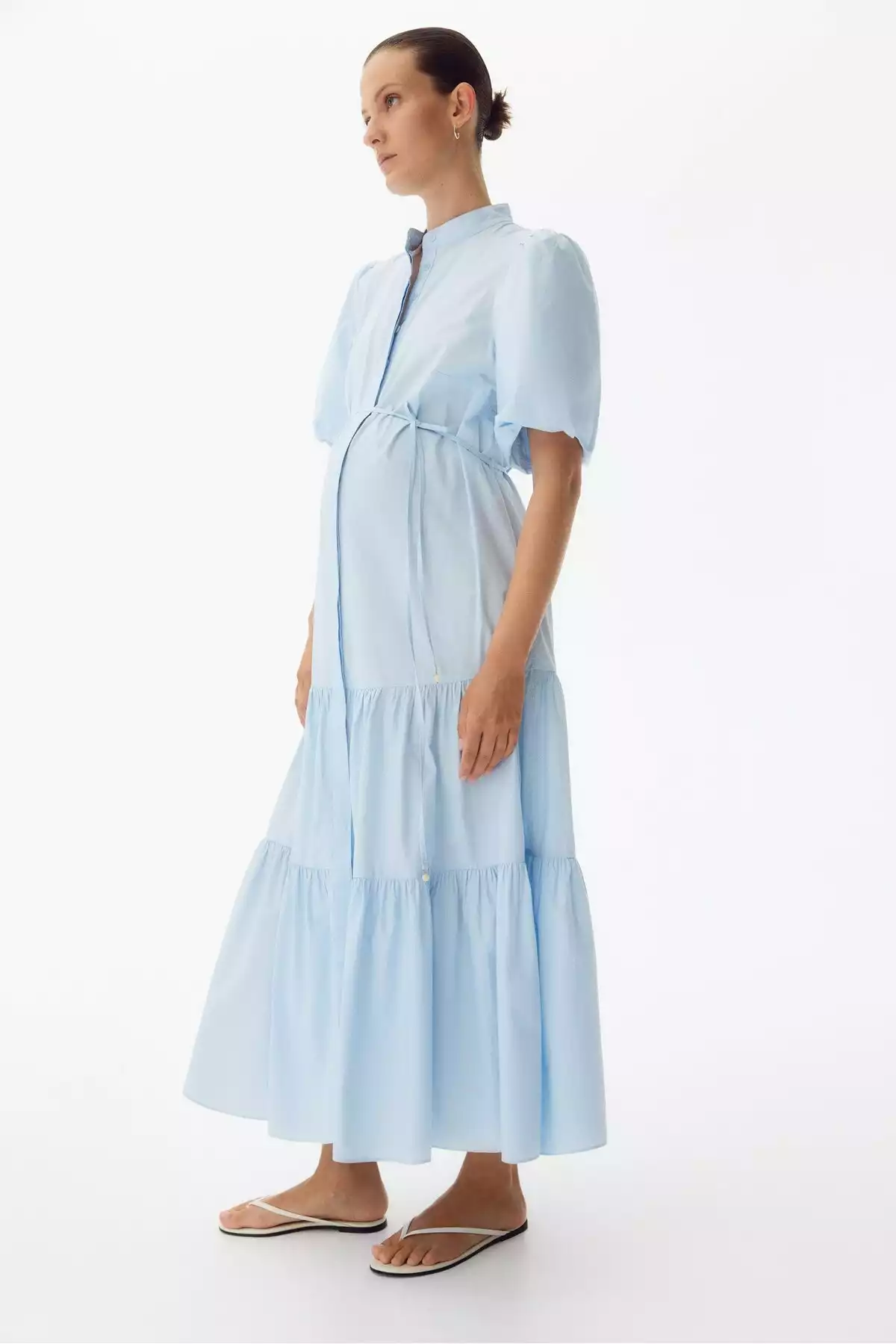 پیراهن طبقه دار پنبه ای برند H&M کد 1759239670