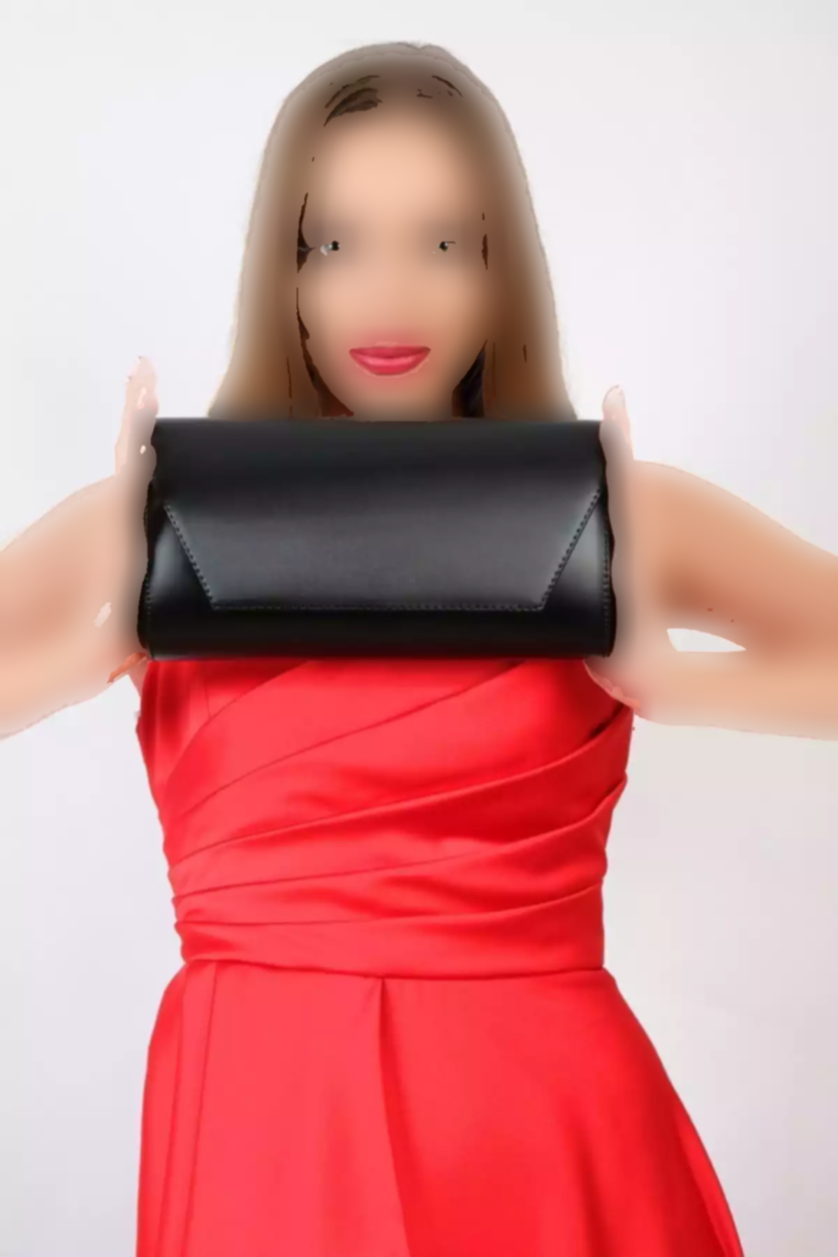 مجلسی شب زنانه زنجیردار پارچه کیف مشکی برند NAZART کد 1758397265