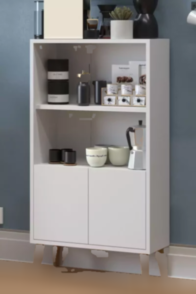 کابینت آشپزخانه گوشه ای 2طبقه دار چند کاربردی قهوه برند Monte Sehpa کد 1757961672