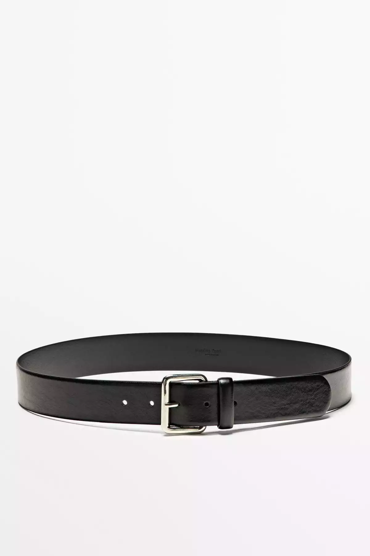 کمربند چرم سگک دار مربع ناپا برند Massimo Dutti کد 1758022930