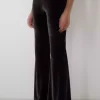 مخملی دور کمر بلند شلوار مشکی برند Penti کد 1758120071