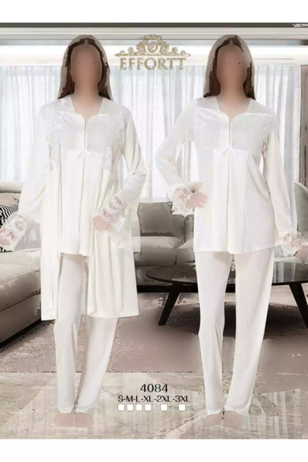 لباس راحتی بلند و گشاد طرح توری بارداری برند EM&FA TEKSTİL کد 1757759228