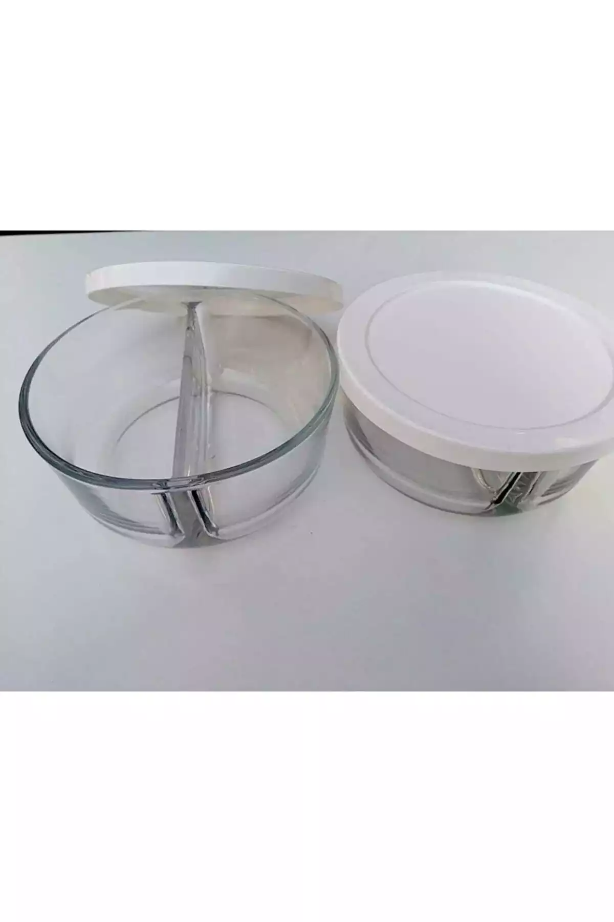 ظرف نگهداری ست صبحانه شیشه ای دربدار دو تکه برند Paşabahçe کد 1758192077