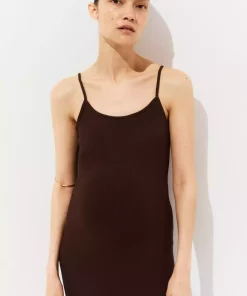 پیراهن بافتنی لاستیک بنددار برند H&M کد 1759233740