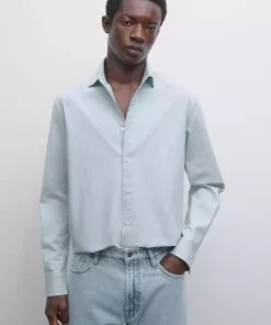 پیراهن اسلیم فیت جین برند Massimo Dutti کد 1757752148