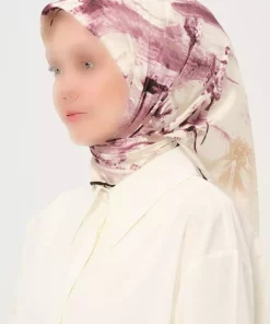 روسری چاپی چند رنگ 90x90cm برند Madame Polo کد 1757932873