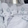 تاج ست خواب کودک سنبله قلاب دوزی شده برند Baby Clime کد 1756924872