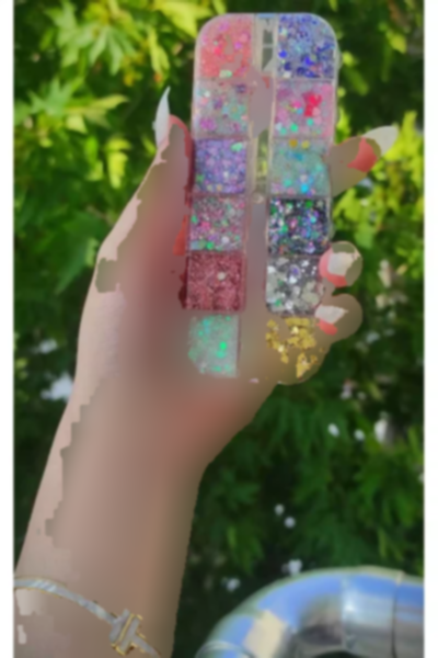 سایه چشم ژل اکریلیکی براق برند hbtasarim کد 1757043734