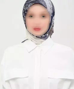 روسری لیز نمیخورد روزانه طرحدار چاپی چند رنگ غیر کریستالی برند Madame Polo کد 1757935863