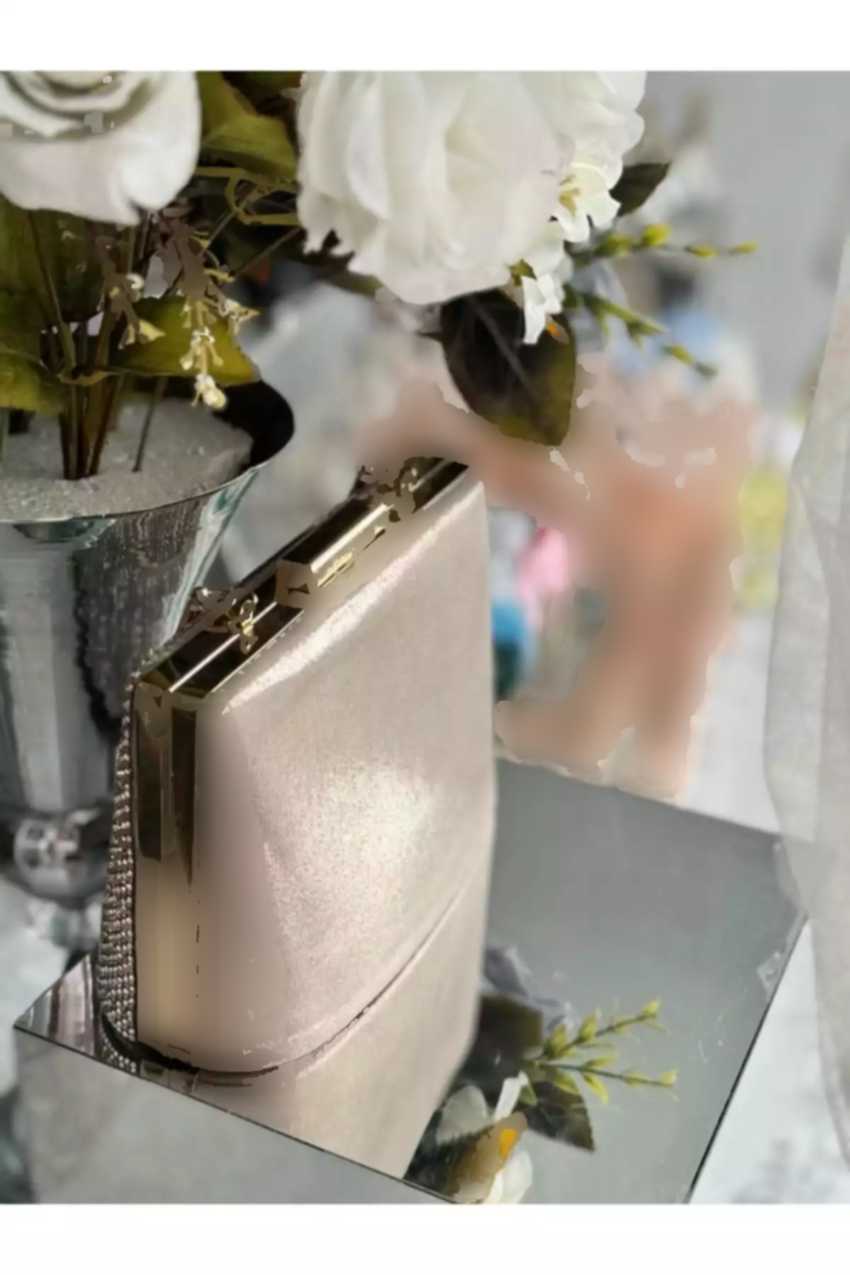 سطل کیف مجلسی ویژه نگین دار مدل برند Blacktavern کد 1758408069